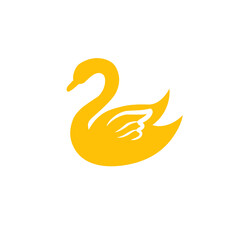 swan vector icon