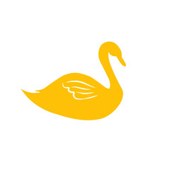 swan vector icon