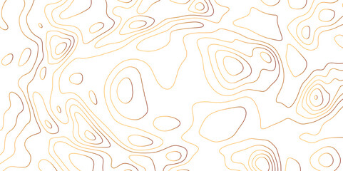 Contour map texture topology concept with stroke only vector format abstract 