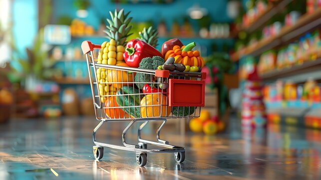 Top tier supermarket online shopping list with complimentary shipping via mobile app marketplace