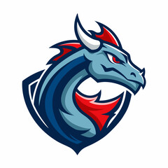 Dragon art vector illustration