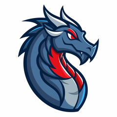 Dragon art vector illustration