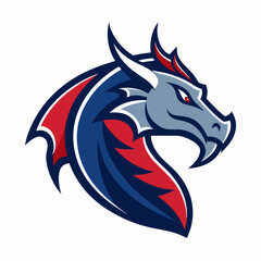 Dragon art vector illustration