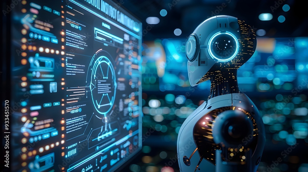 Poster ai driven customer service chatbot providing instant and accurate responses across multiple communic