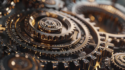 structured running gear machine