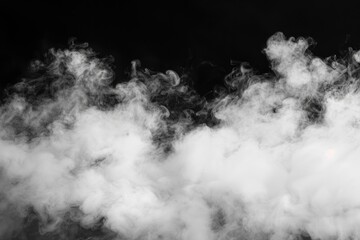 Fototapeta premium A close-up shot of thick smoke in shades of gray and white
