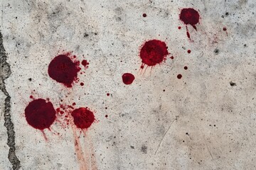 Red Stains on Concrete