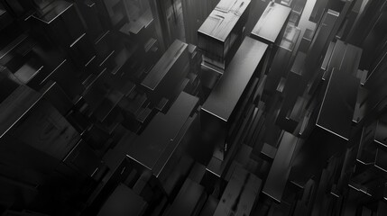 Obraz premium an abstract black / grey background that looks technical and would work for a innovative gym brand .generative ai