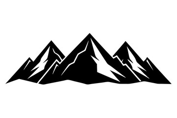 Mountain Silhouette Vector Design 