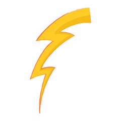 Curved Lightning Bolt