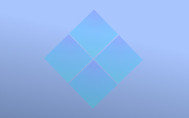 blue cube icon on a blue background