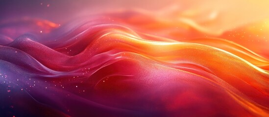Obraz premium Abstract Waves of Color and Light