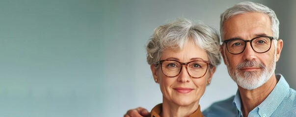 Senior couple discussing healthcare options with a financial advisor