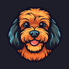 Illustration of a cute puppy