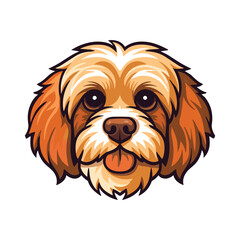 Illustration of a cute puppy