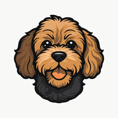 Illustration of a cute puppy
