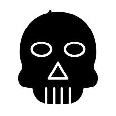 Pirate Skull glyph icon
