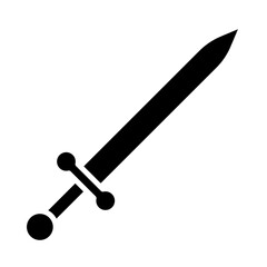 Sword glyph icon