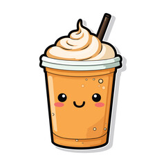 Illustration of cup ice-cream