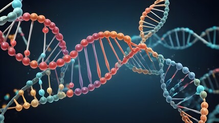 DNA molecule, illustration
