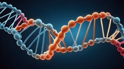 DNA molecule, illustration