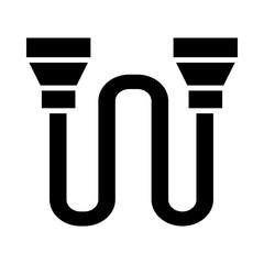 Resistance Band glyph icon