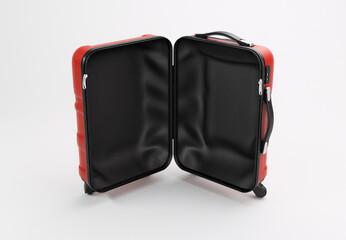 Fototapeta premium Plastic Travel Luggage Suitcase