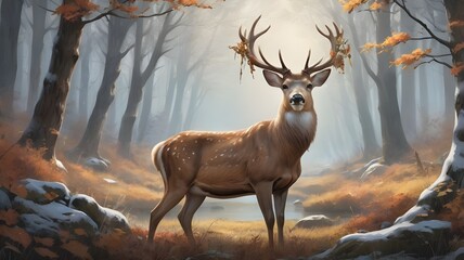 deer in the forest