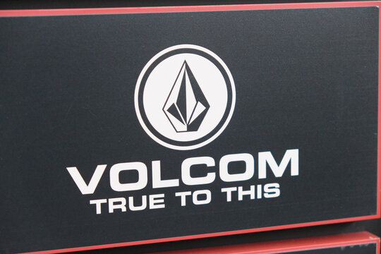 Shanghai,China-Sep.30th 2023:Volcom company brand logo