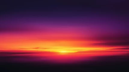 A vibrant sunset gradient with rich hues of red, orange, and purple, blending seamlessly into each other, evoking the calm and beauty of a sunset