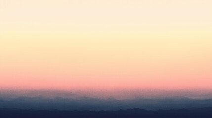 Fototapeta premium A calming sunrise gradient with shades of pale pink, warm peach, and golden yellow blending seamlessly to recreate the first light of day 