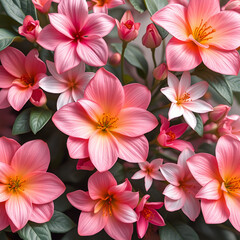 Fototapeta premium Elegant Pastel Floral Design: Abstract Flower Art for Prints, Postcards, and Wallpaper