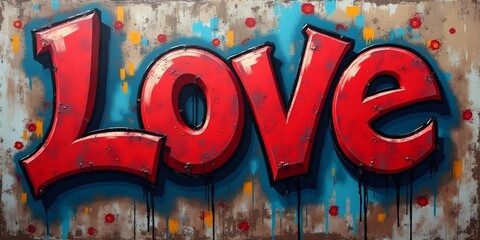 Fototapeta premium napisy listy miłosne