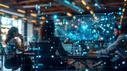 Smart and Integrated Office Environment Enabling Efficient Teamwork and Through Advanced Communication Technology