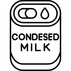 Condensed milk Icon