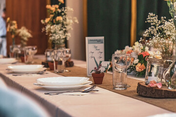 wedding table decoration