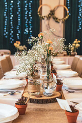 wedding table decoration
