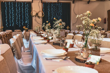 wedding table decoration