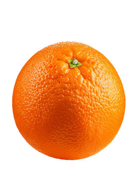 uma laranja isolada com fundo transparente