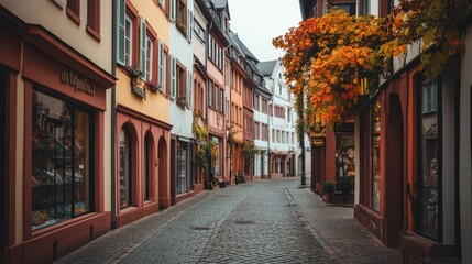 A stroll through the old city of Mainz, with its historic buildings, cobblestone streets, and vibrant storefronts capturing the essence of this beautiful German town.