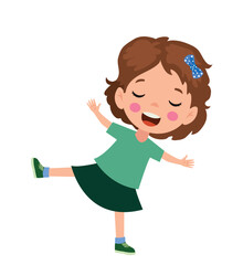 vector illustration of students in different postures