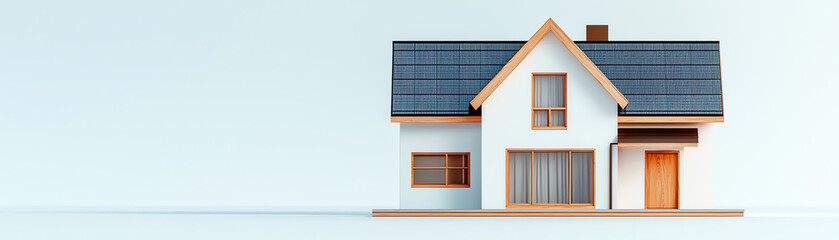 A modern house showcasing minimalist architecture and sleek design, ideal for concepts of home and contemporary living.