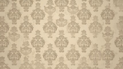 Vintage Damask Wallpaper