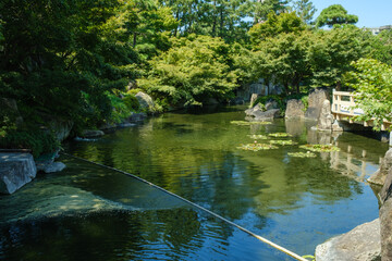 徳川園の龍仙湖