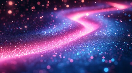 Naklejka premium Abstract Pink and Blue Glitter Background