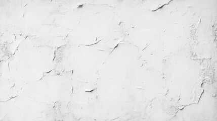 A close-up view of a textured white wall with rough plaster and uneven surfaces.