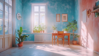 Colourful dining room Old World Charm Interior Design style