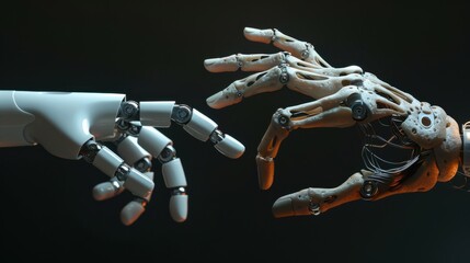 the concept of human interaction with artificial intelligence.