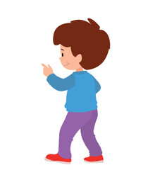 vector illustration of students in different postures