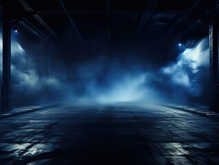 Eyecatching Futuristic cube floor room background